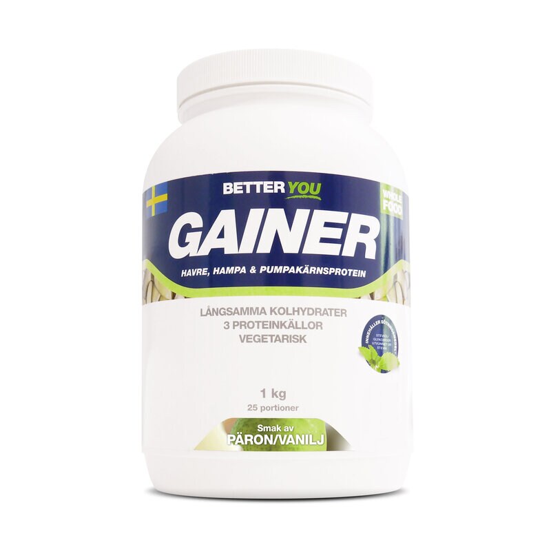 Whole Food Gainer Päron/Vanilj 1kg