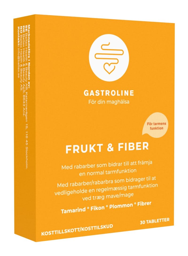 Frukt & Fibrer 30 tabletter