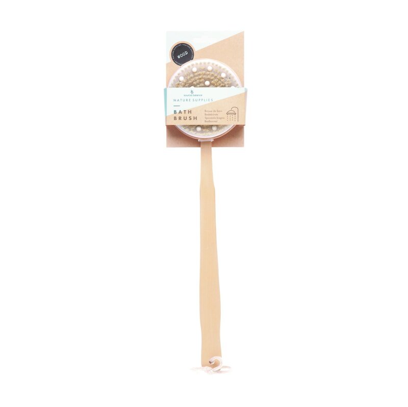 Bath brush wood