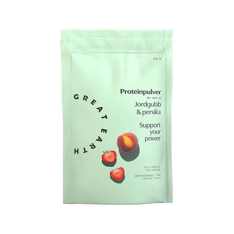Proteinpulver Jordgubb/Persika 750g