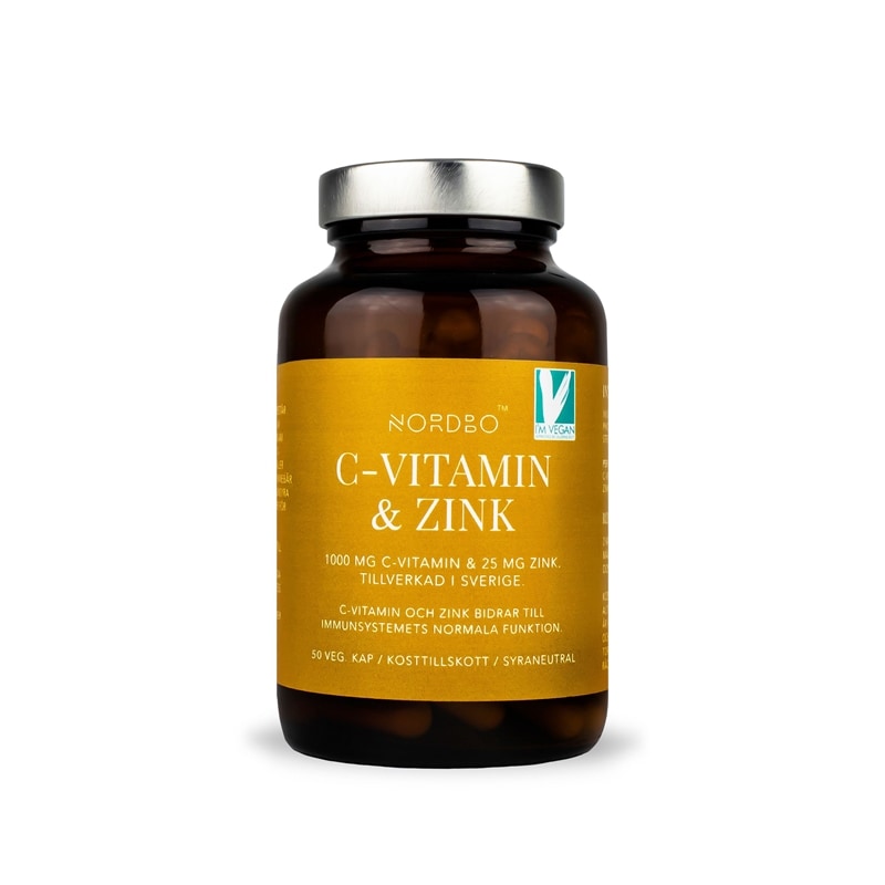 C-vitamin & Zink 50 kapslar