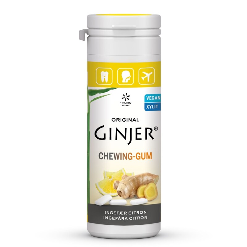 Tuggummi Ingefära Citron 30g