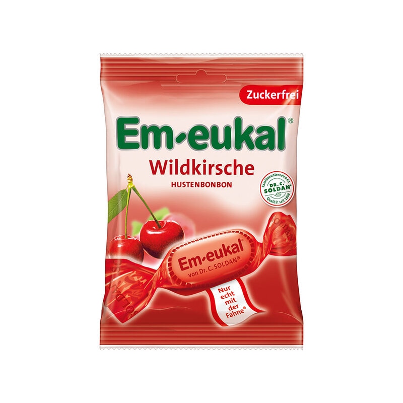 Vildkörsbär Halstabletter 75g sockerfri