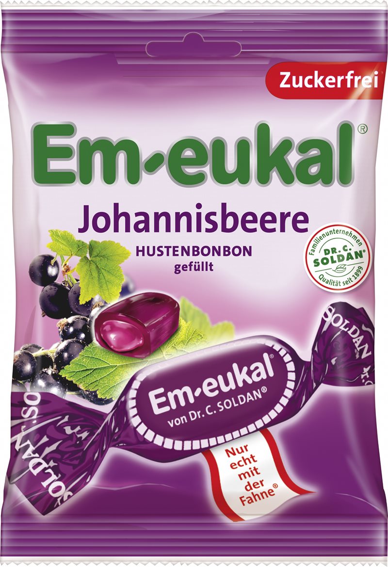 Svartvinbär Fyllda Halstabletter 75g sockerfri