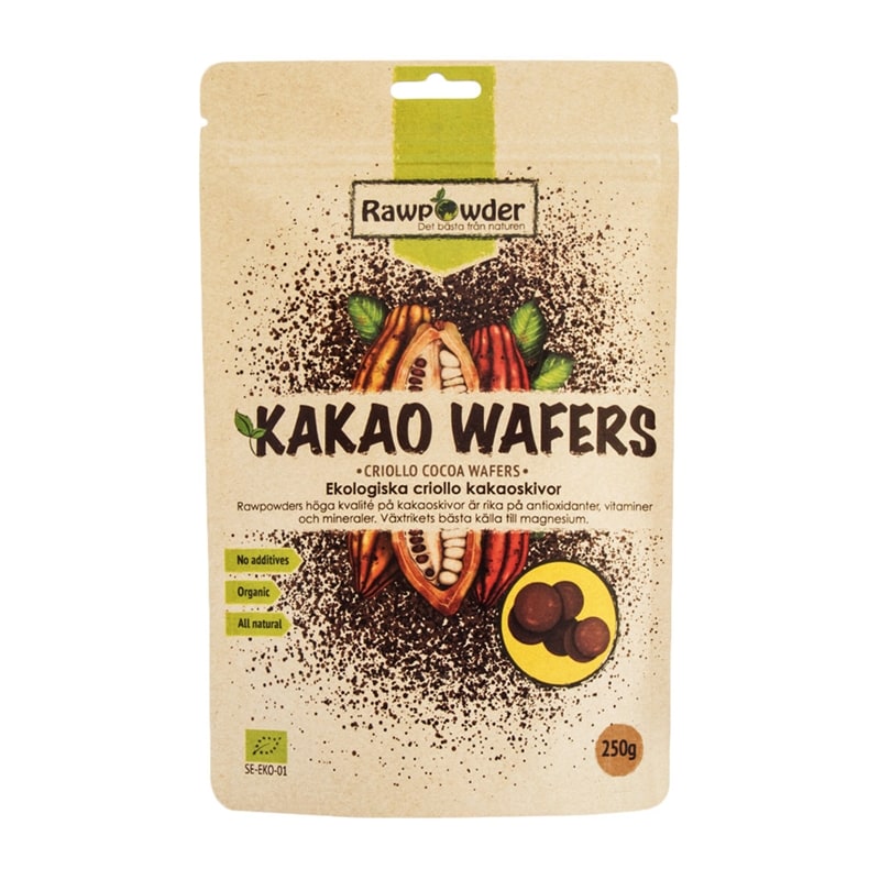 Kakao skivor 100% Criollo 250g