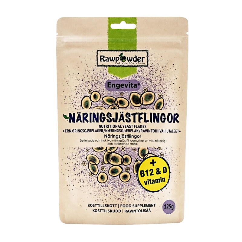 Näringsjästflingor Engevita® med B12 & D 125g