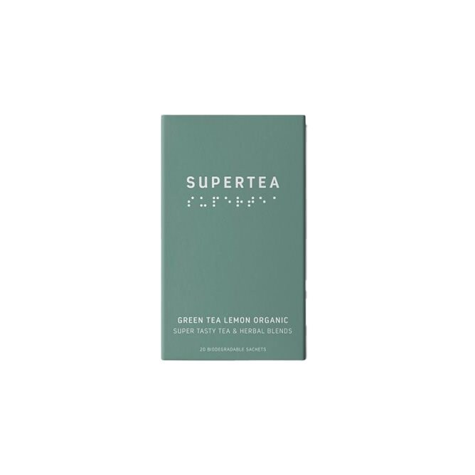 Supertea Green Tea Lemon Organic 20 påsar