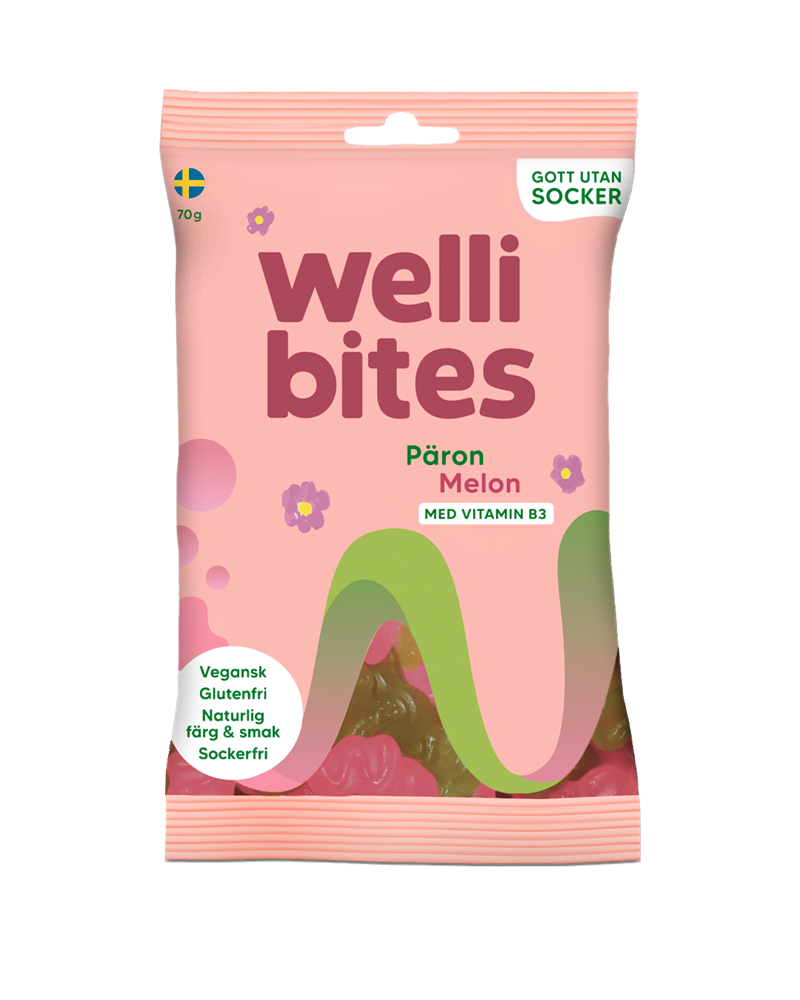 Wellibites Päron&Melon 70g