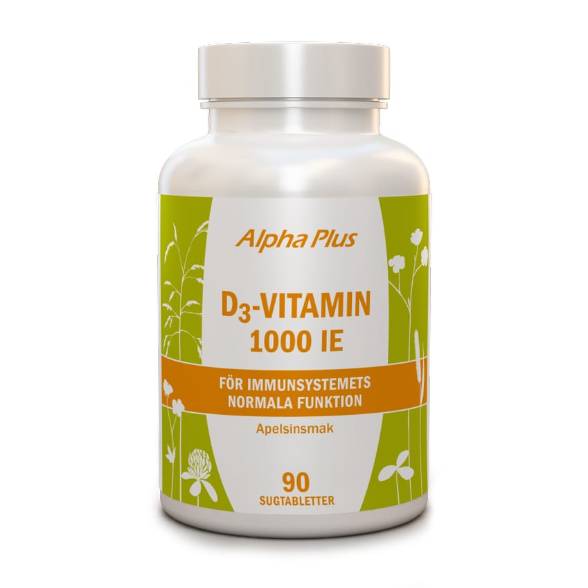 D3-Vitamin 1000IE 90 tabletter