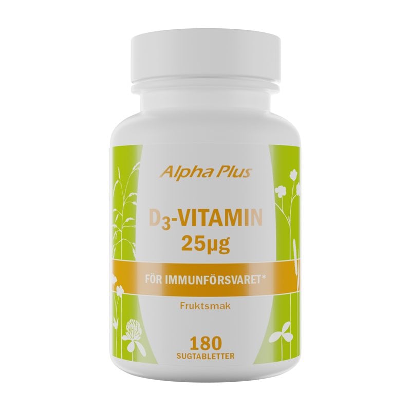 D-Vitamin 25ug 180 tabletter