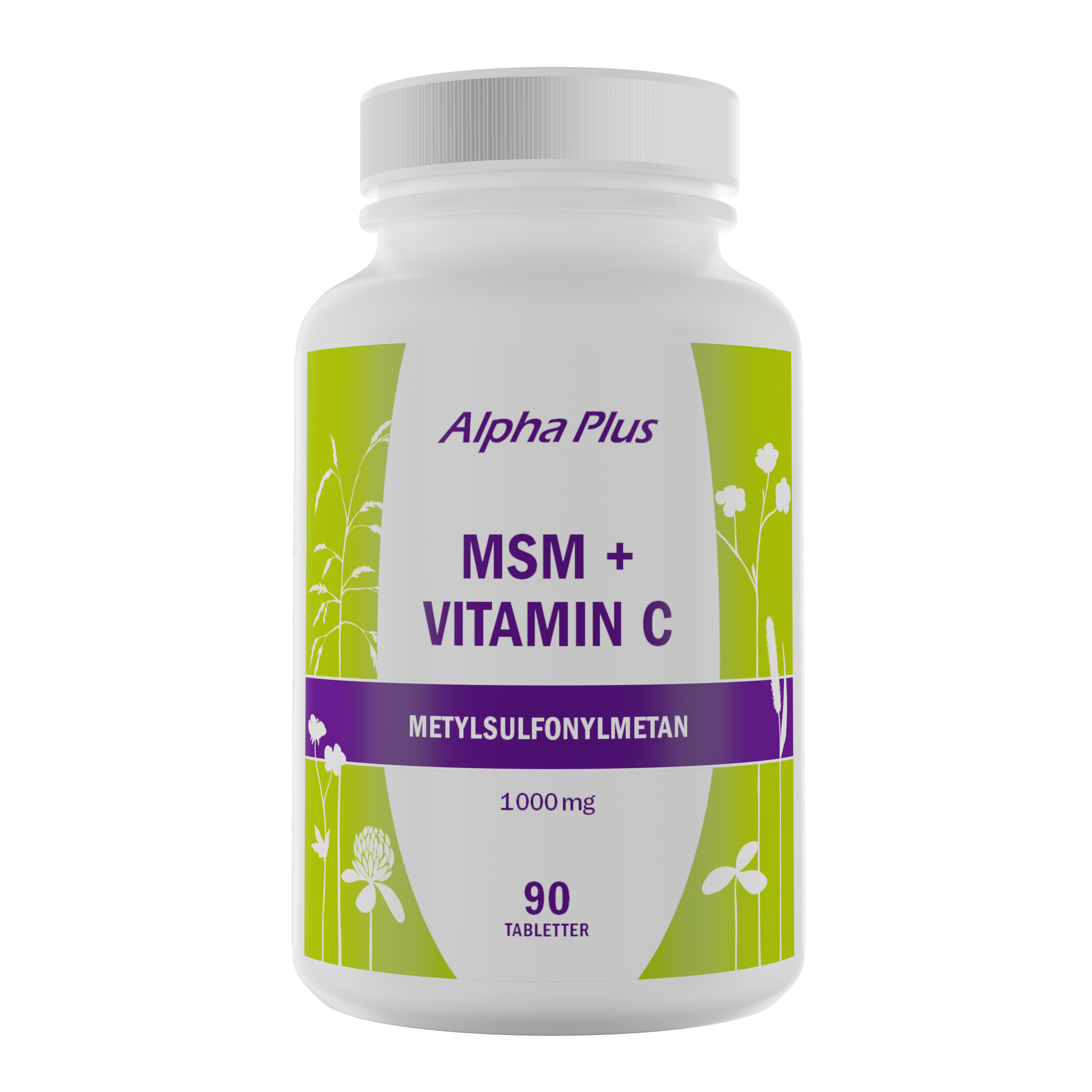 MSM + Vitamin C 90 tabletter