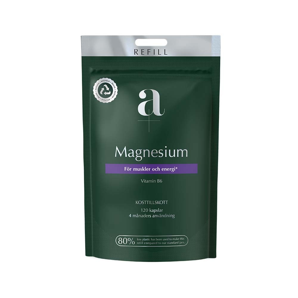 Magnesium 120 kapslar 350mg Refill