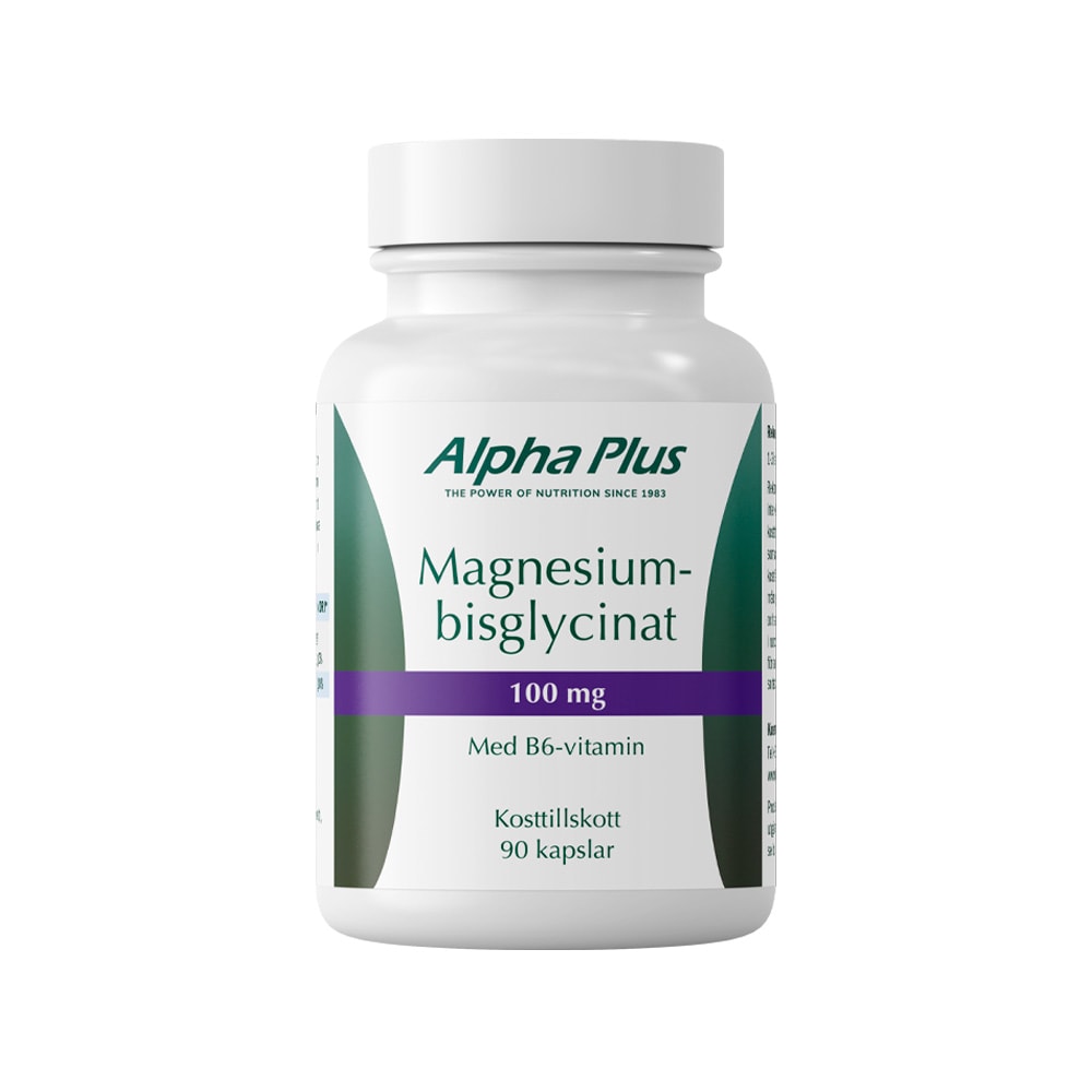 Magnesiumbisglycinat 100mg 90 kap