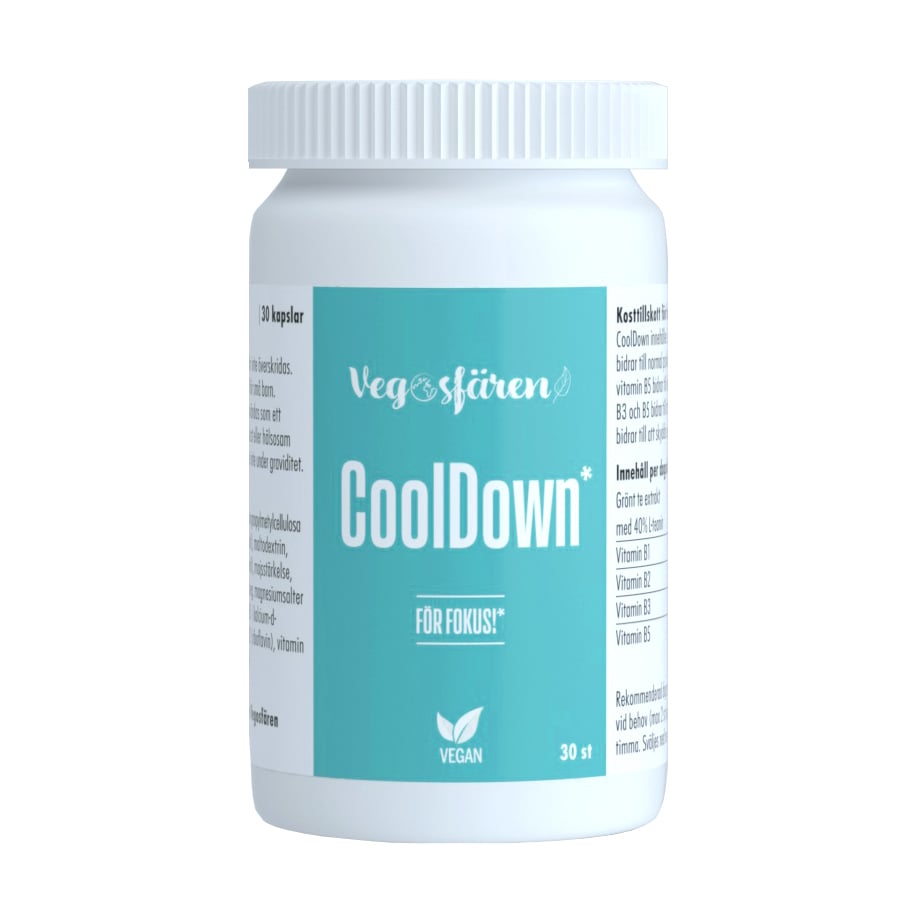 CoolDown + B-vitamin 30 kapslar