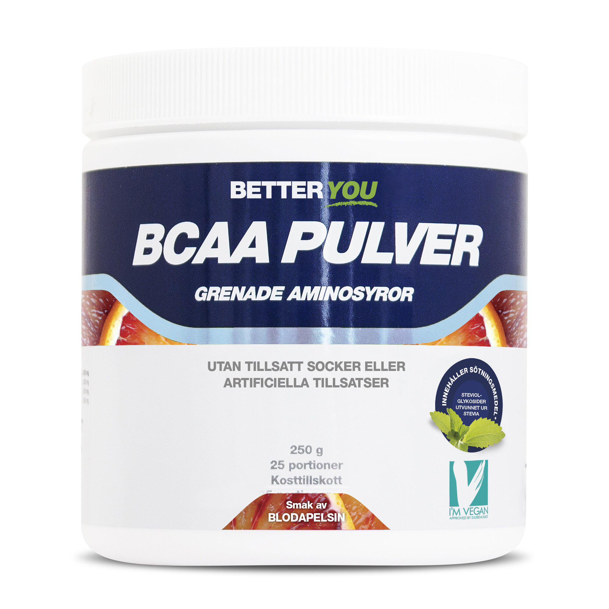 Naturligt BCAA Pulver 250g Blodapelsin