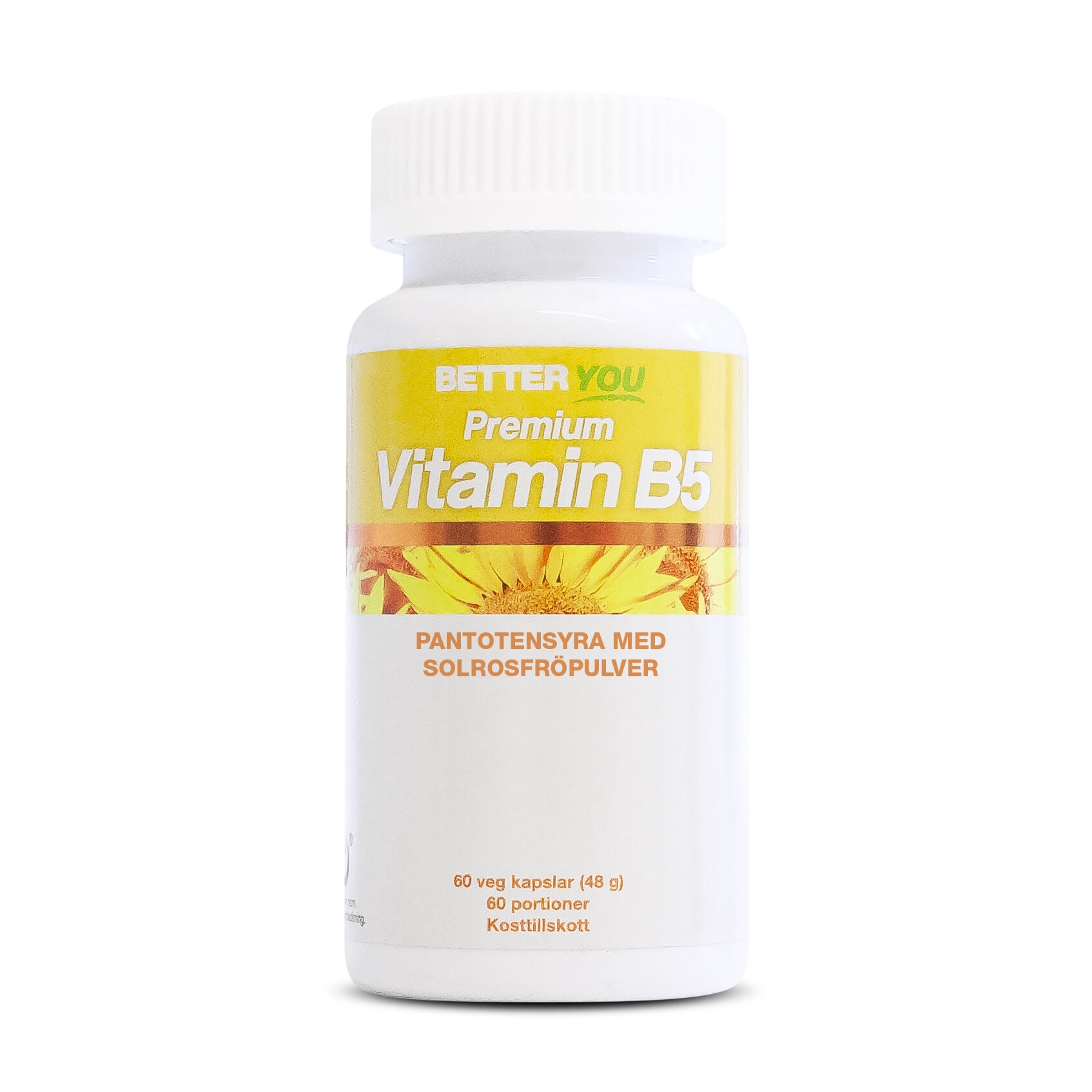 Premium Vitamin B5 60 kapslar