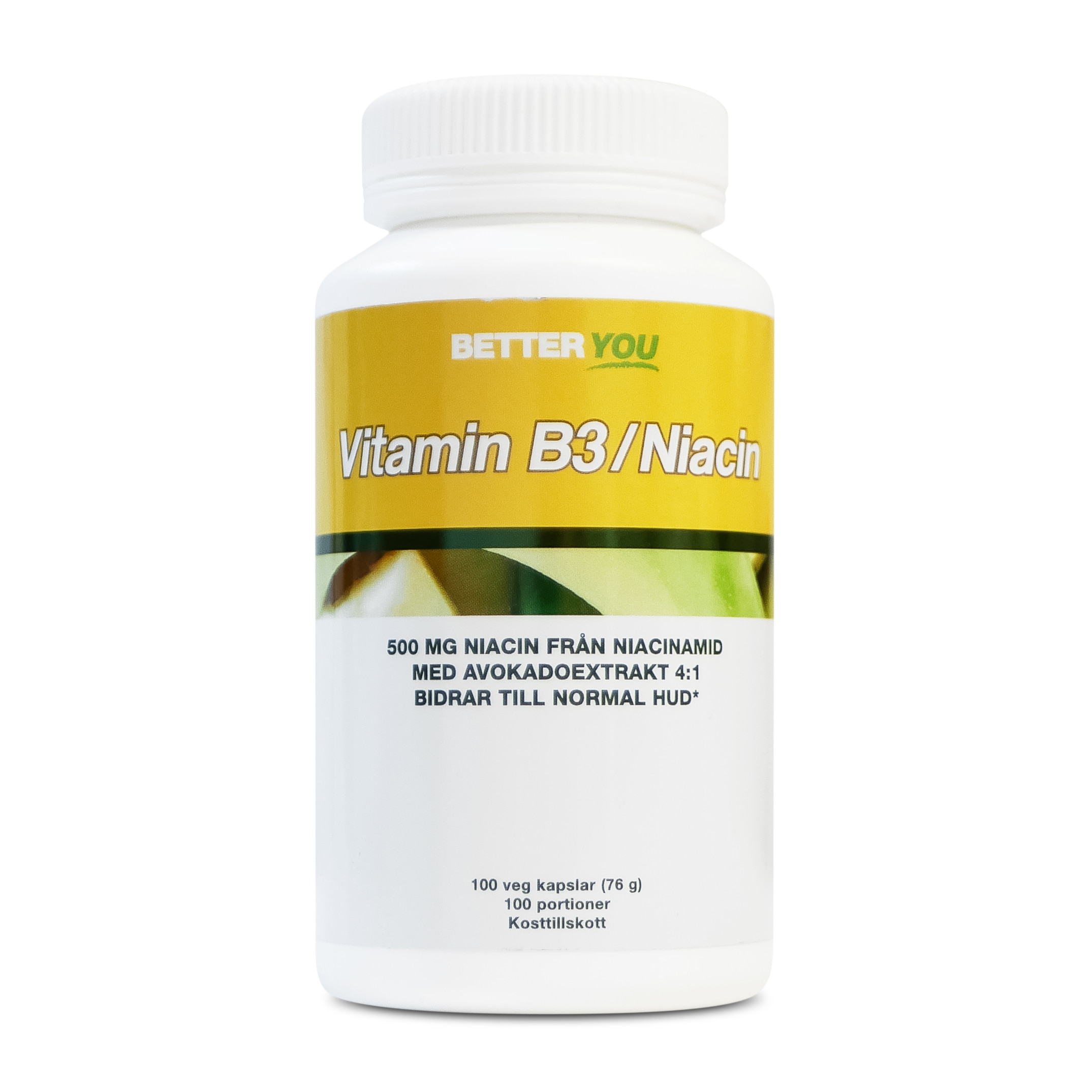 Vitamin B3, Niacin 100 kapslar