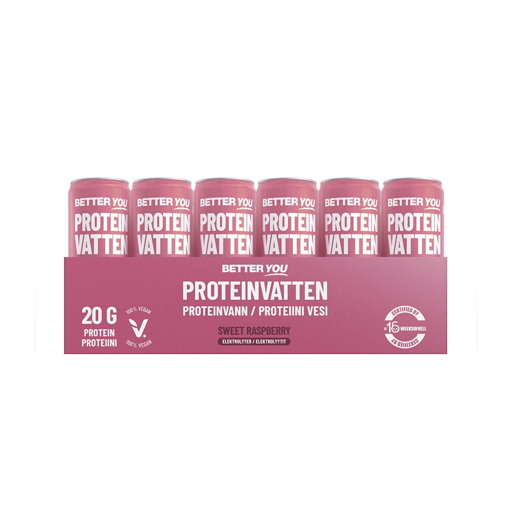 Proteinvatten Sweet Raspberry Elektrolyter 330ml