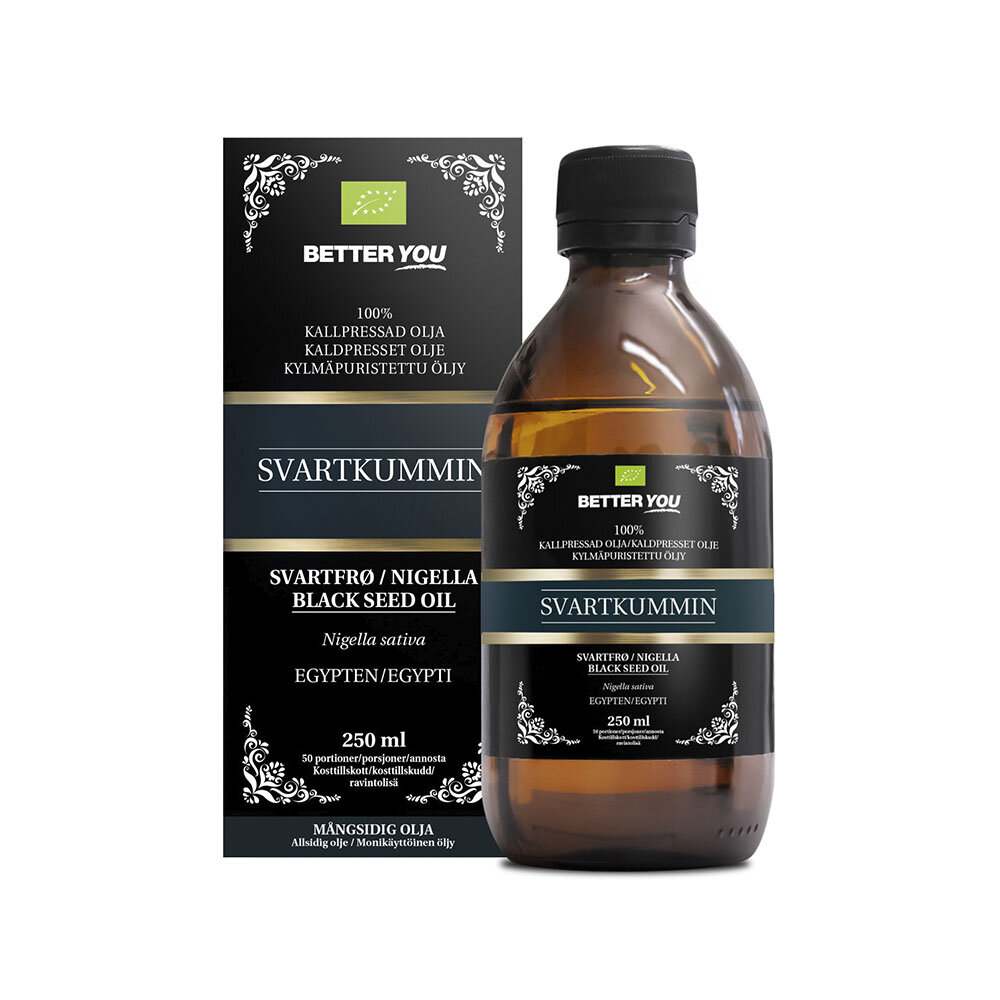 Svartkumminolja Kallpressad 250ml