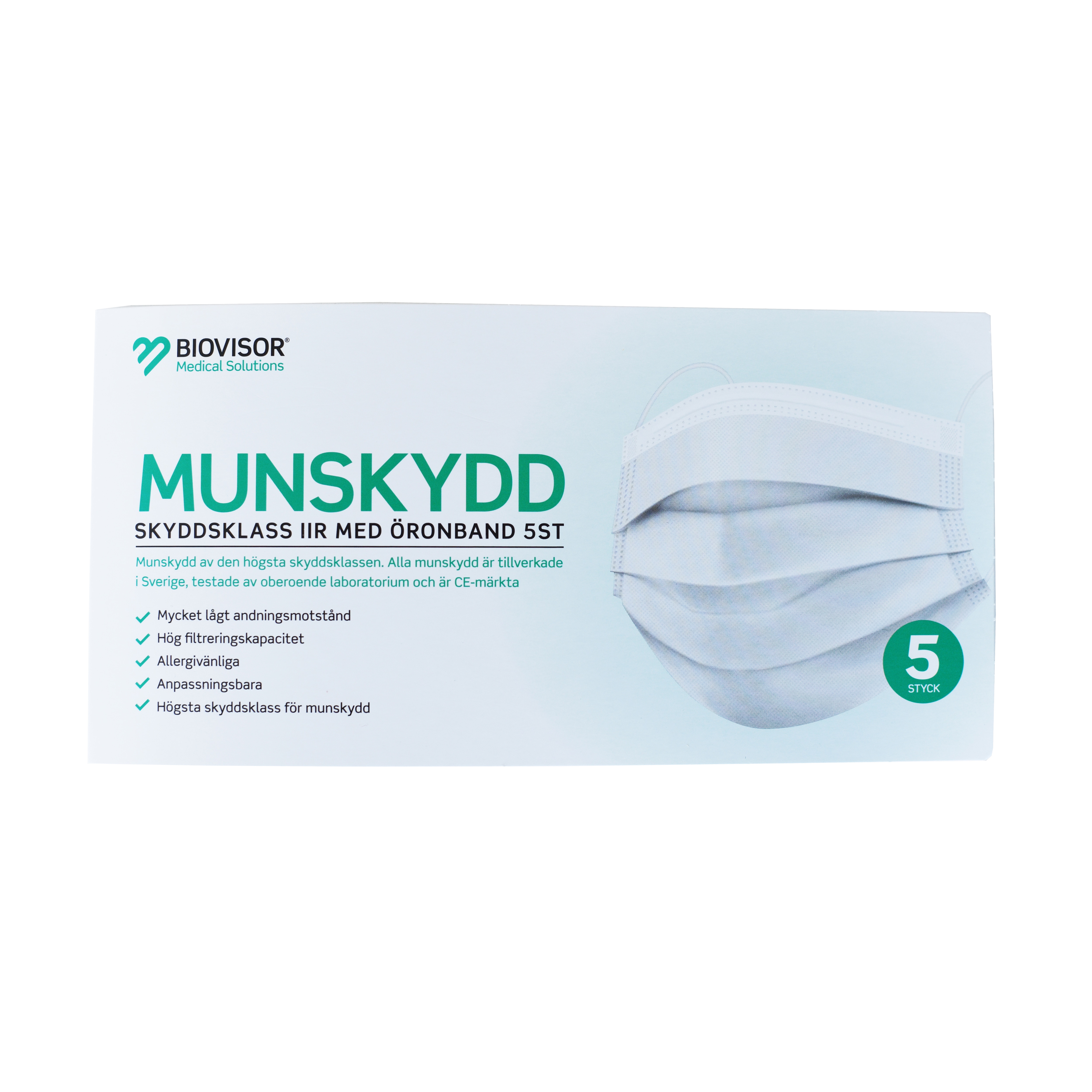 Munskydd typ IIR 5-pack