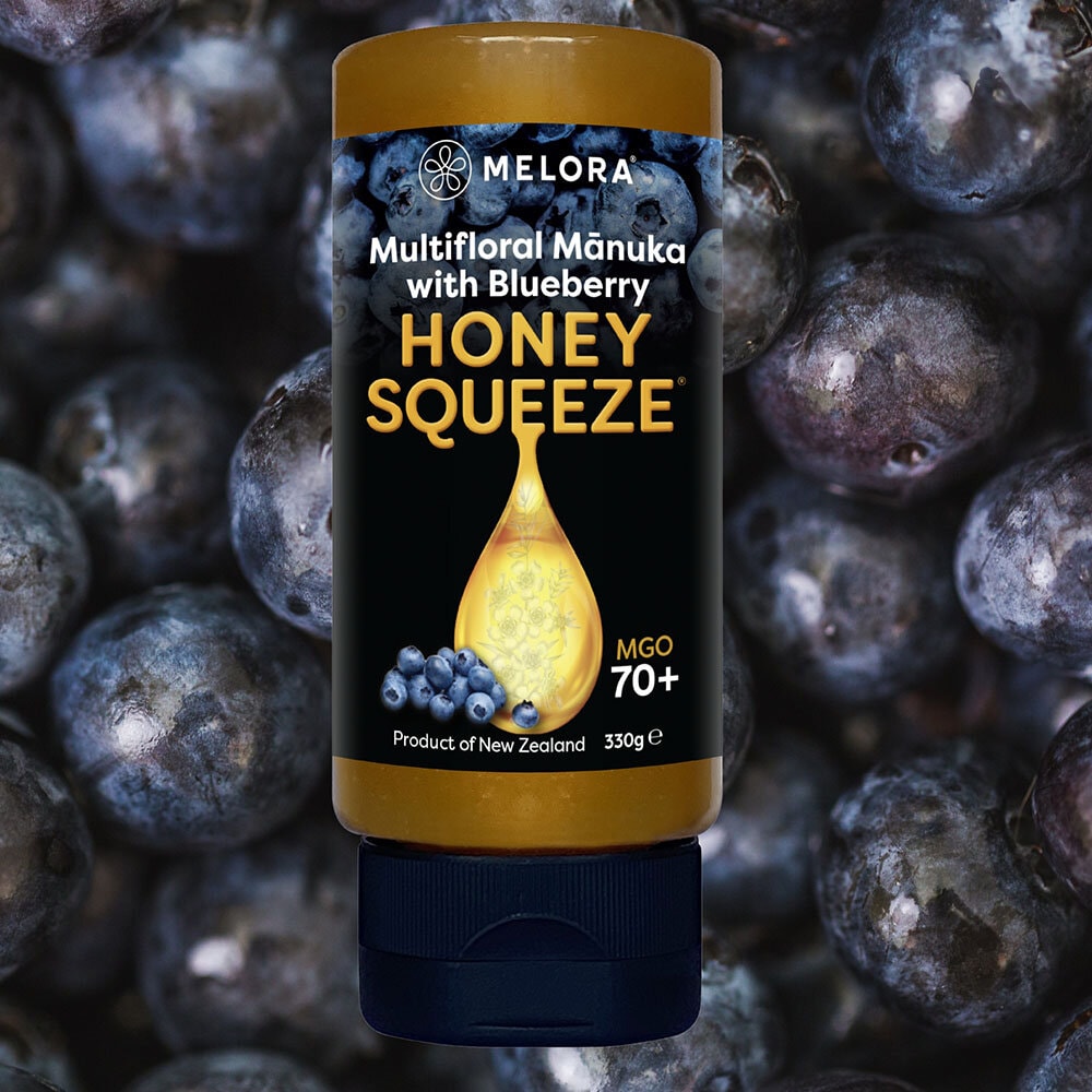 Manuka Honey 70+ MGO Blueberry Squeeze 330g