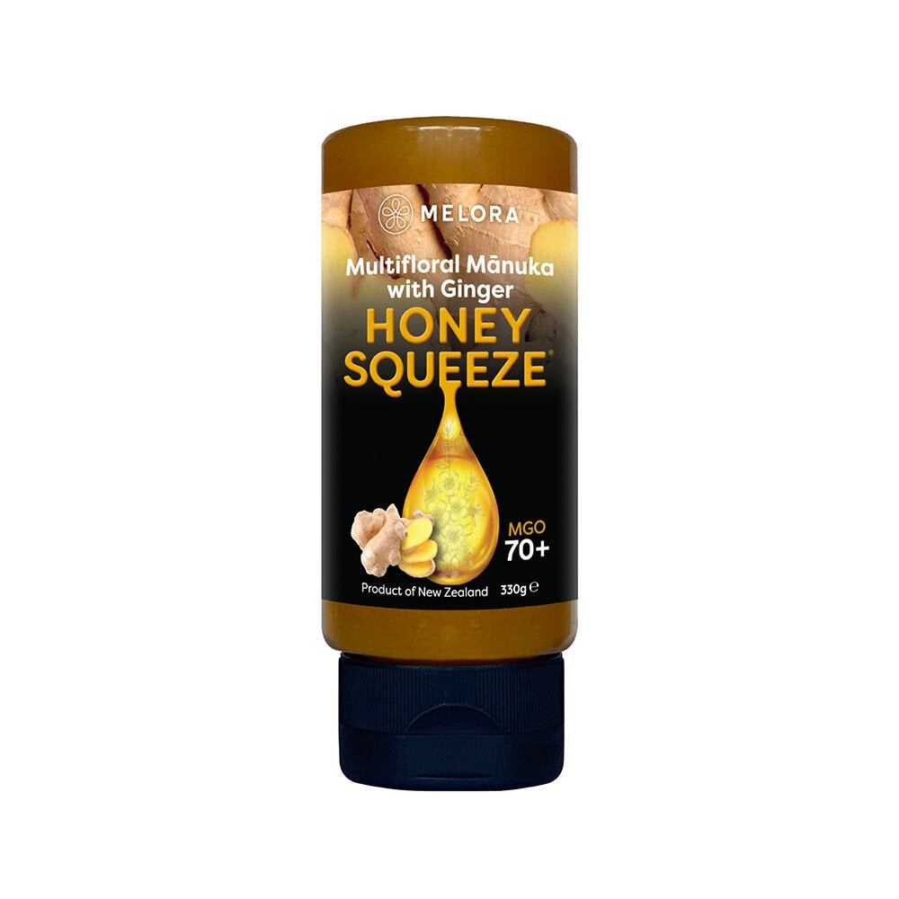 Manuka Honey 70+ MGO Ginger Squeeze 330g 