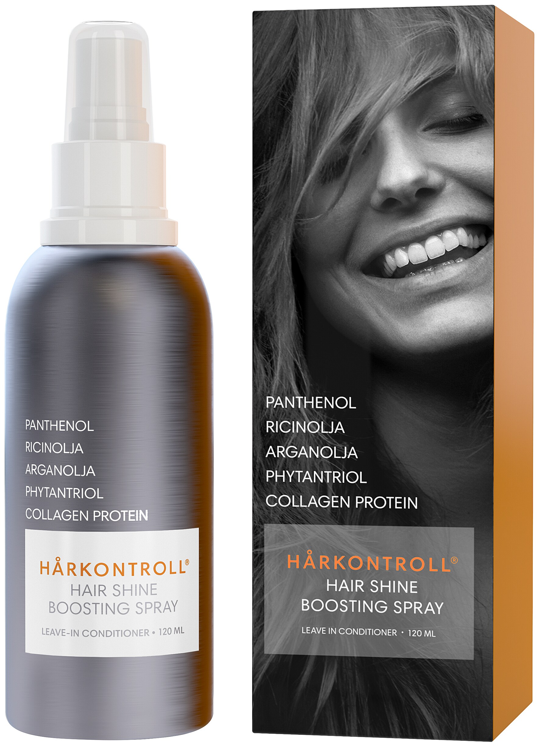 HÃ¥rkontroll Hair Shine Boosting Spray 120ml