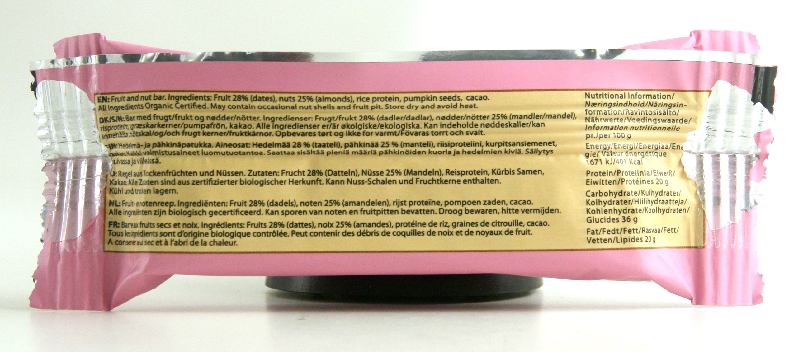 Frukt- & Nötbar Protein 50g