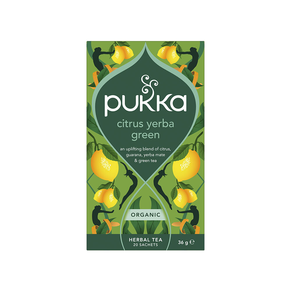 Te Citrus Yerba Green 20 påsar