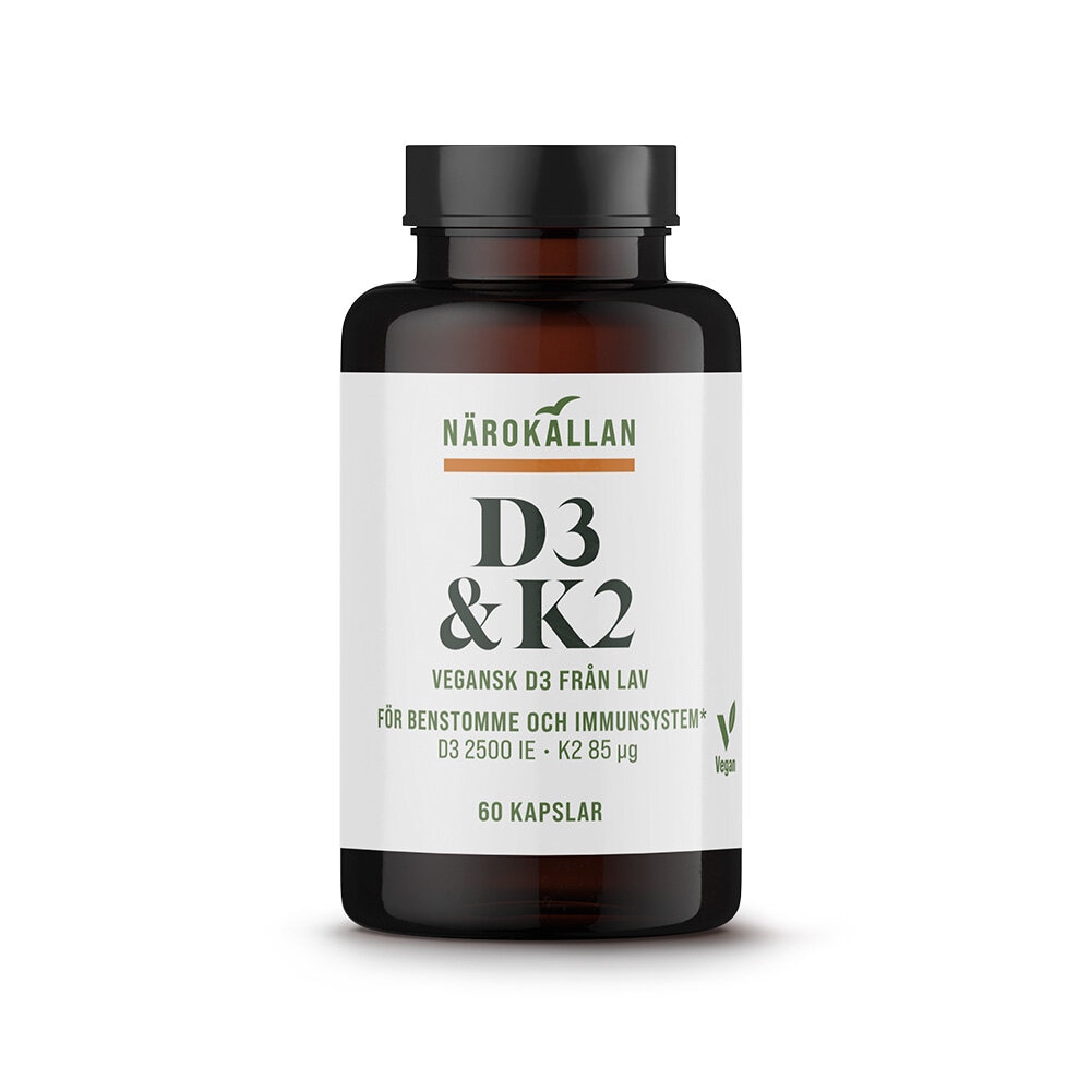 D3 & K2 60 kapslar