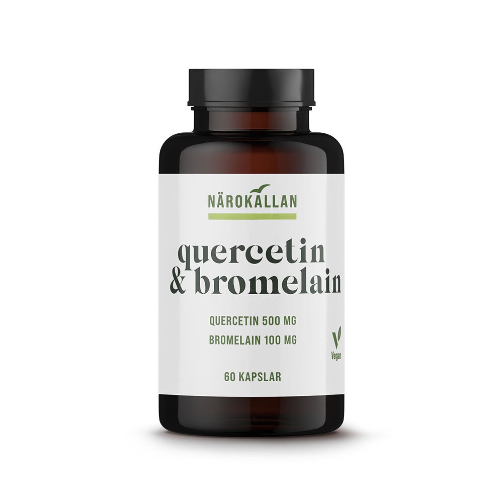 Quercetin & Bromelain 60 kapslar