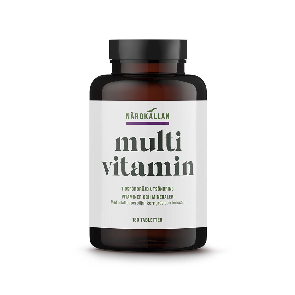 Multivitamin Tidsfördröjd 180 tabletter