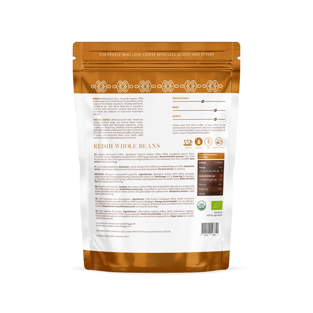 Reishi Coffee whole beans 227g