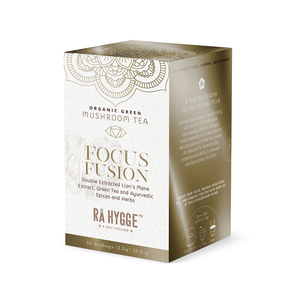 Focus Fusion Lion's Mane 16 bags (green tea) 29g