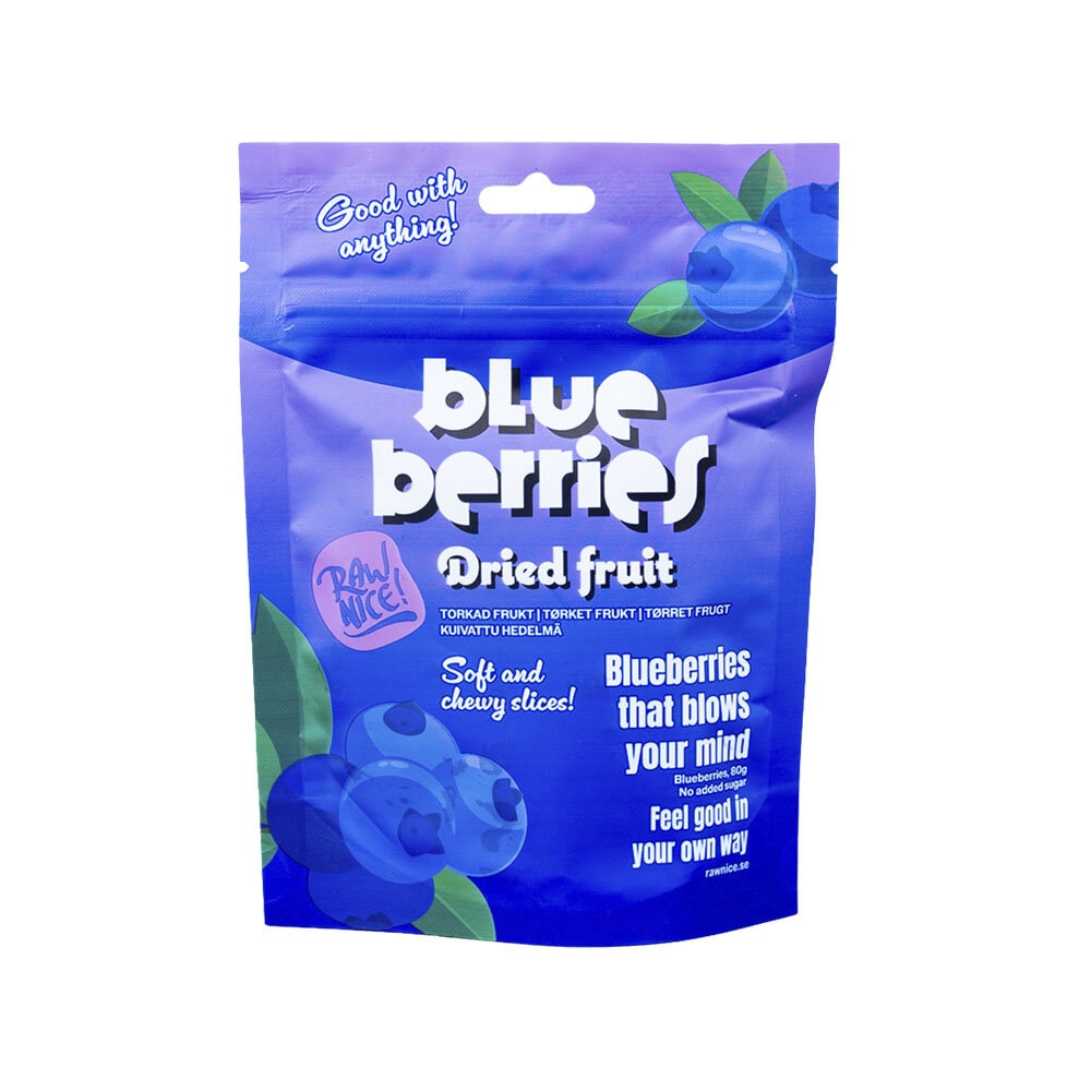 Torkad Blåbär 80g