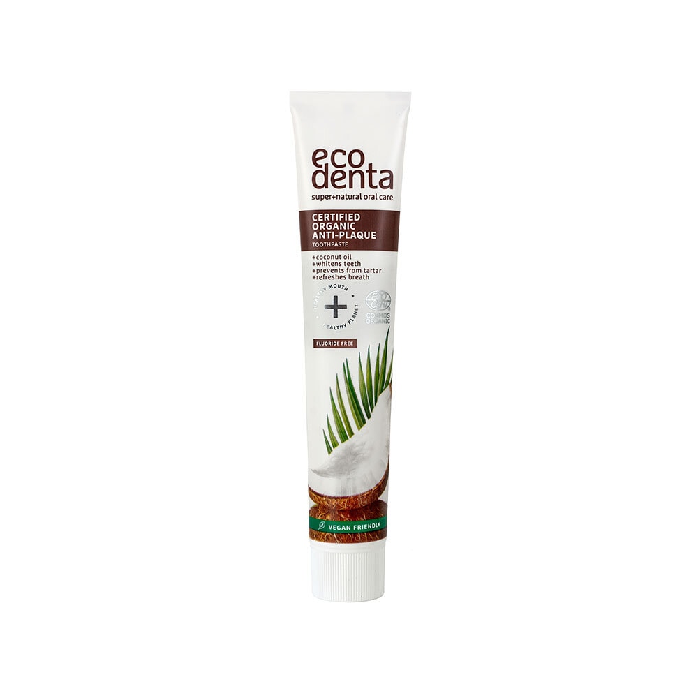 Organic Anti-Plaque Toothpaste With Coconut Oil 75ml
