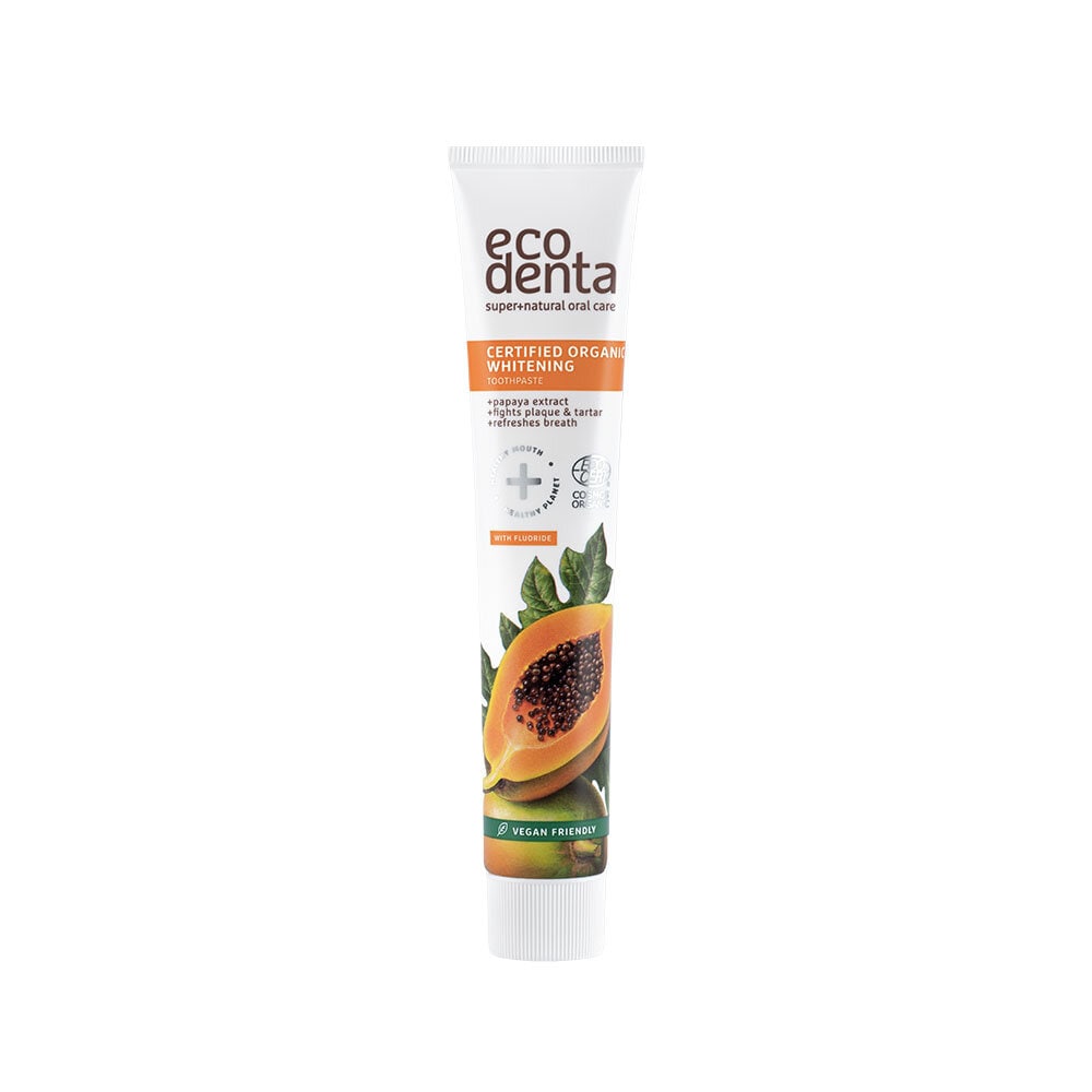 Organic Whitening Toothpaste With Papaya Extract 75ml
