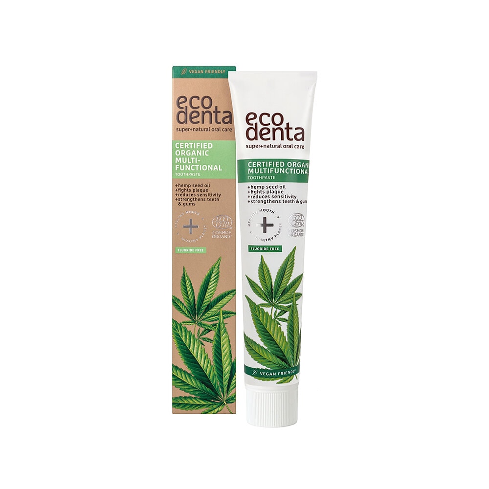 Organic Multifunctional Toothpaste With Hemp Oil 75ml