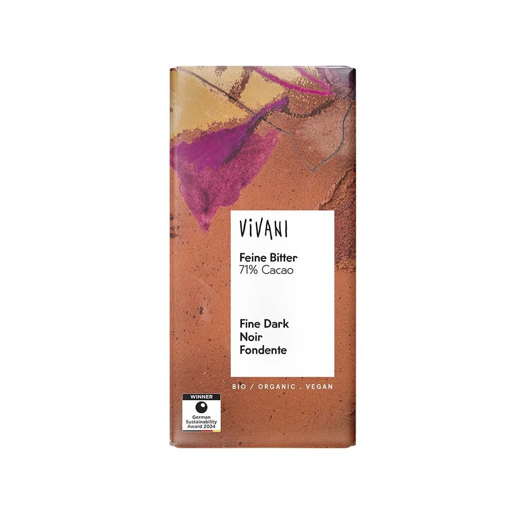 Mörk Vegansk Choklad 71% 80g