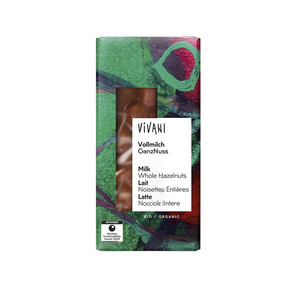 Ljus Choklad Hel Hasselnöt 100g