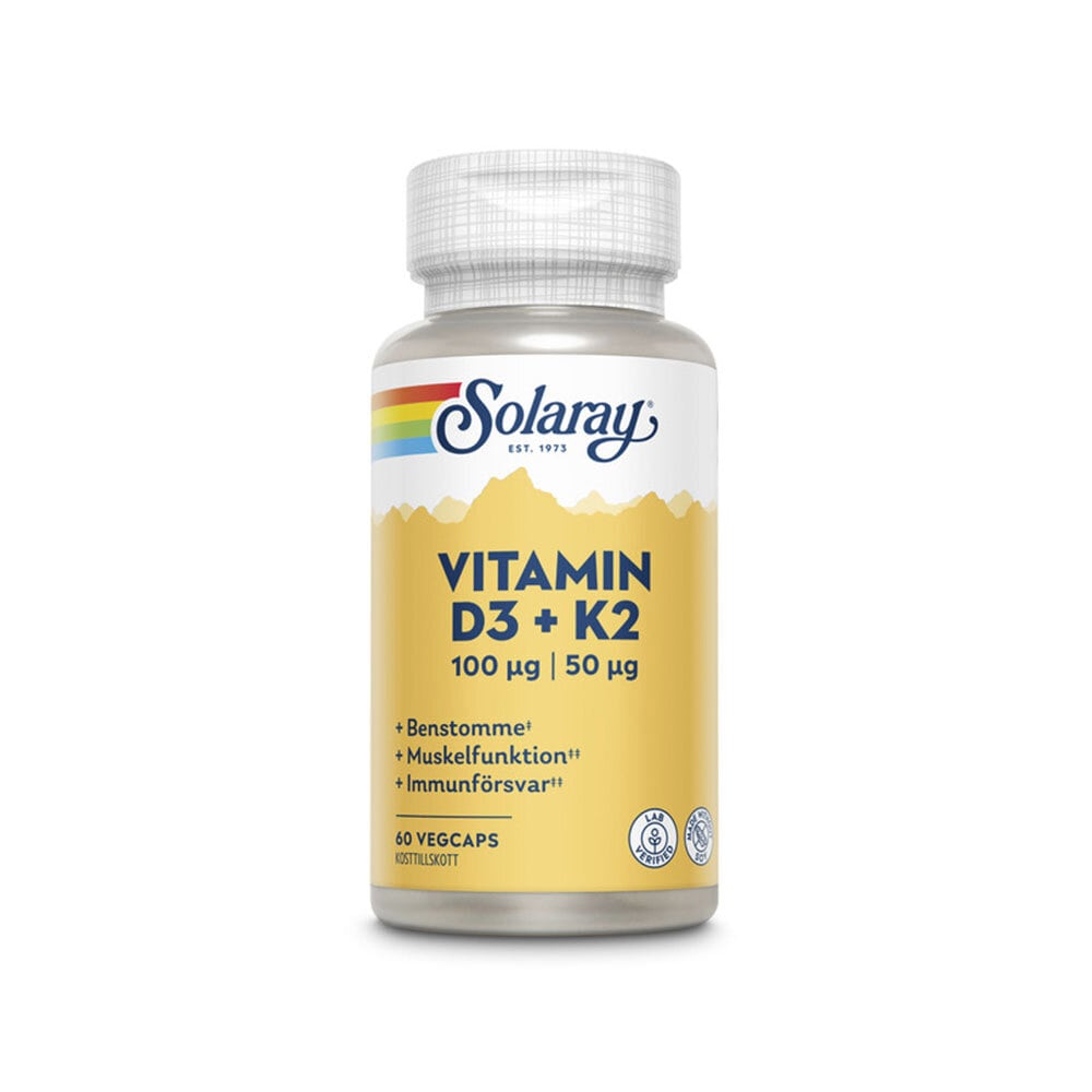 Vitamin D-3 & K-2, 60 kpsl