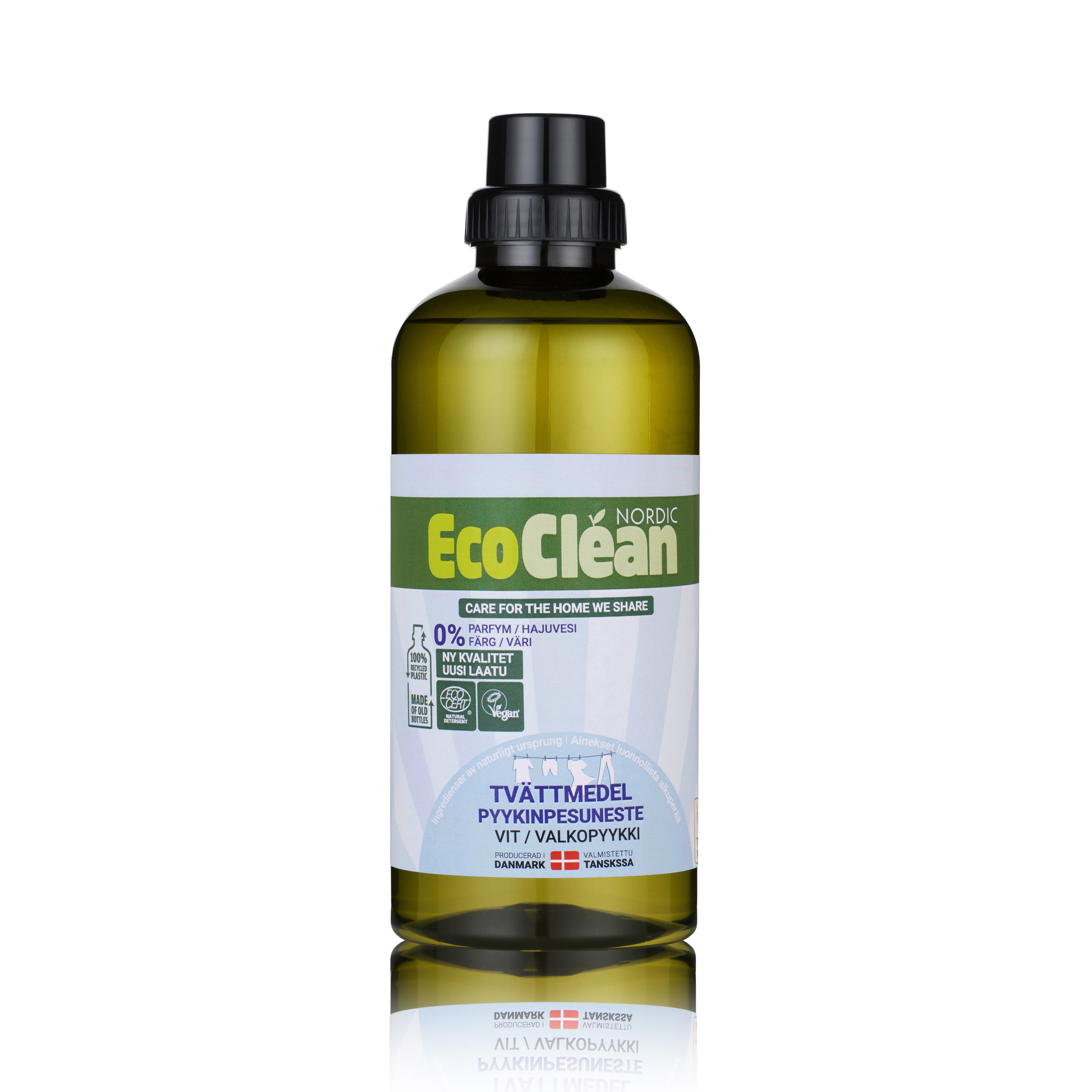 EcoClean TvÃ¤ttmedel Vit Free & Clear 1000ml