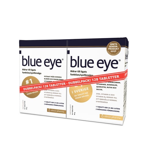 Blue Eye Dubbelpack 128 tabletter