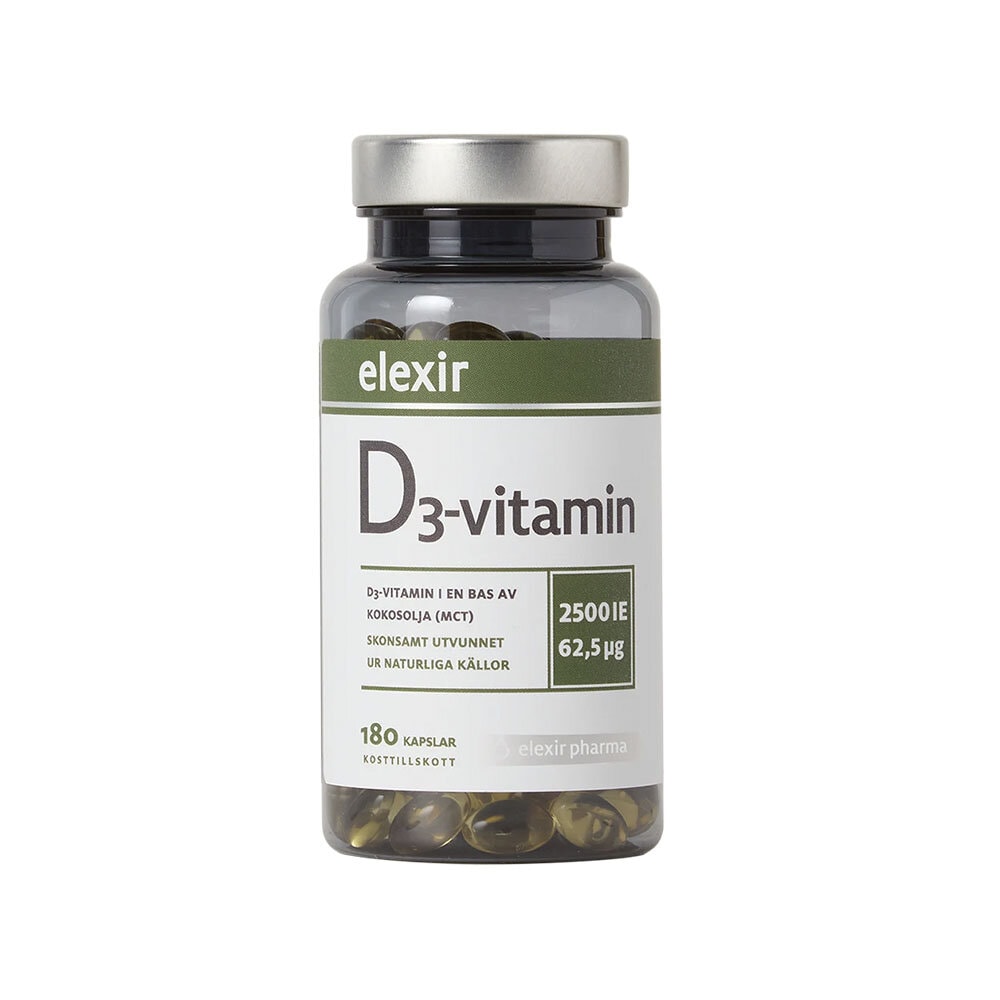 D3 Vitamin 2500IE 180 kapslar