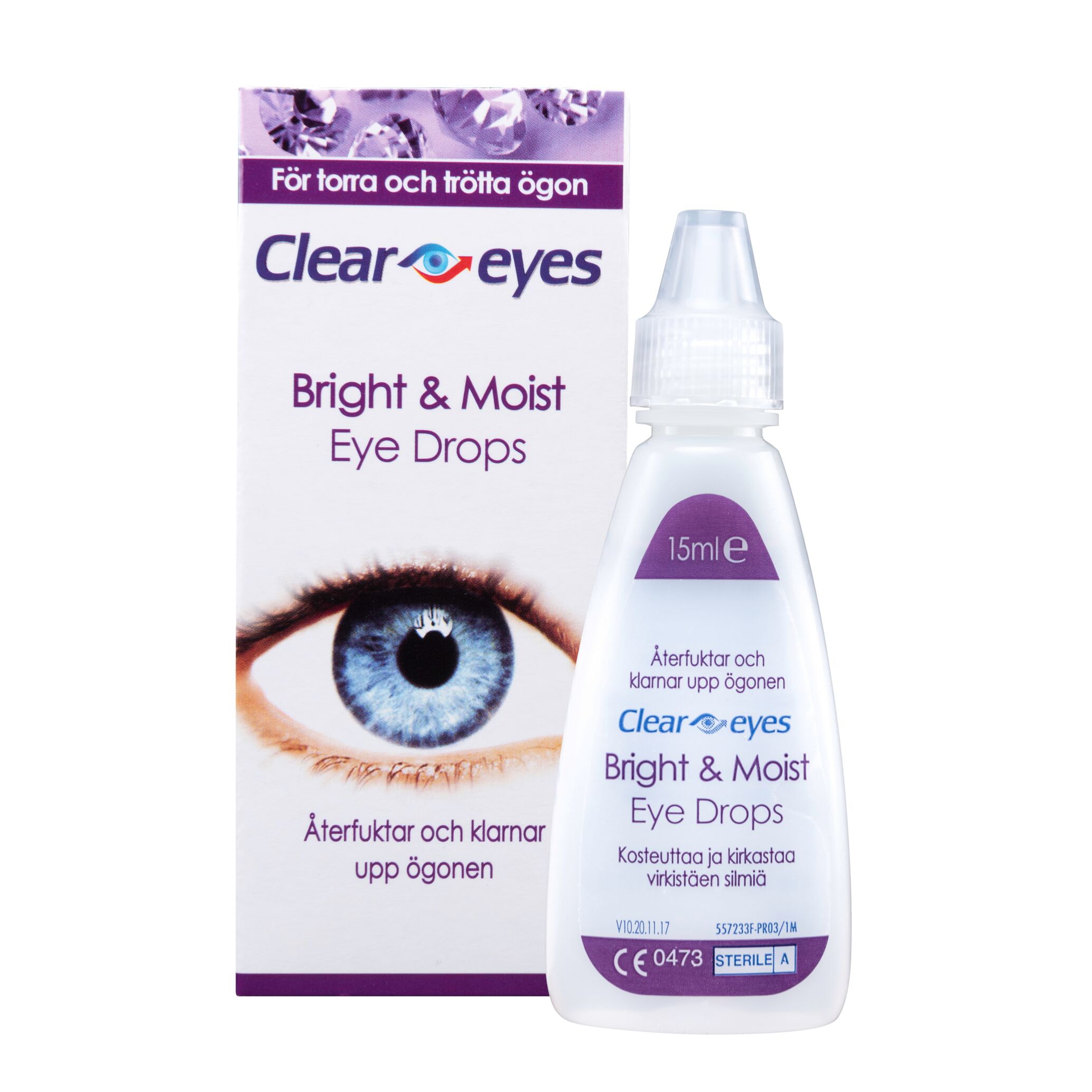 Clear Eyes Bright & Moist 15ml