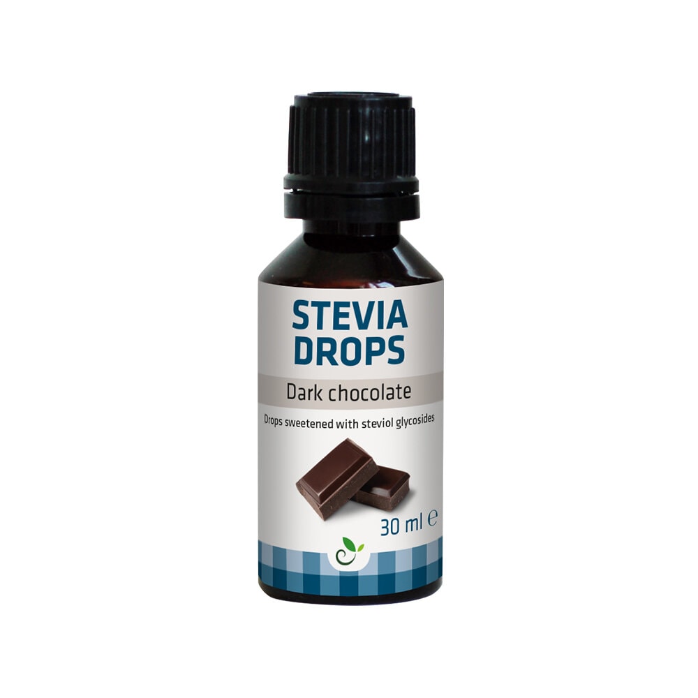 Stevia drops mörk choklad 30ml