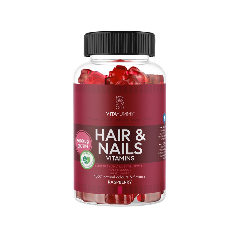 Hair Nails Vitamin Raspberry 60st