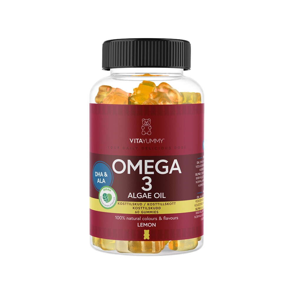 Omega3 Algae Oil Lemon 60st