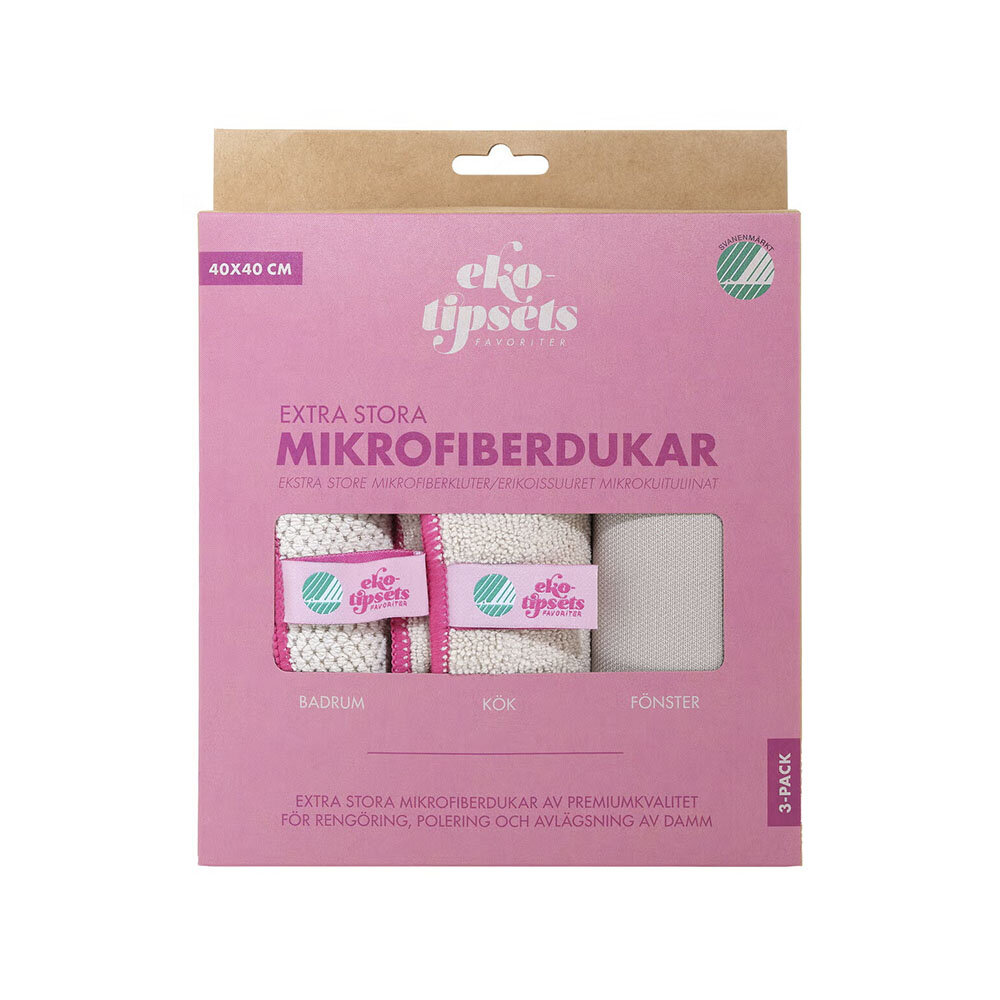 Mikrofiberdukar 3st 