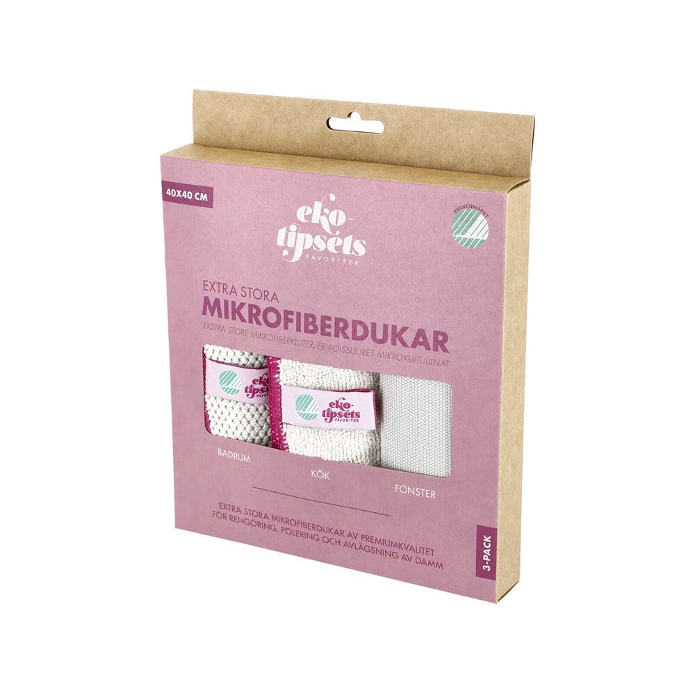 Mikrofiberdukar 3st 
